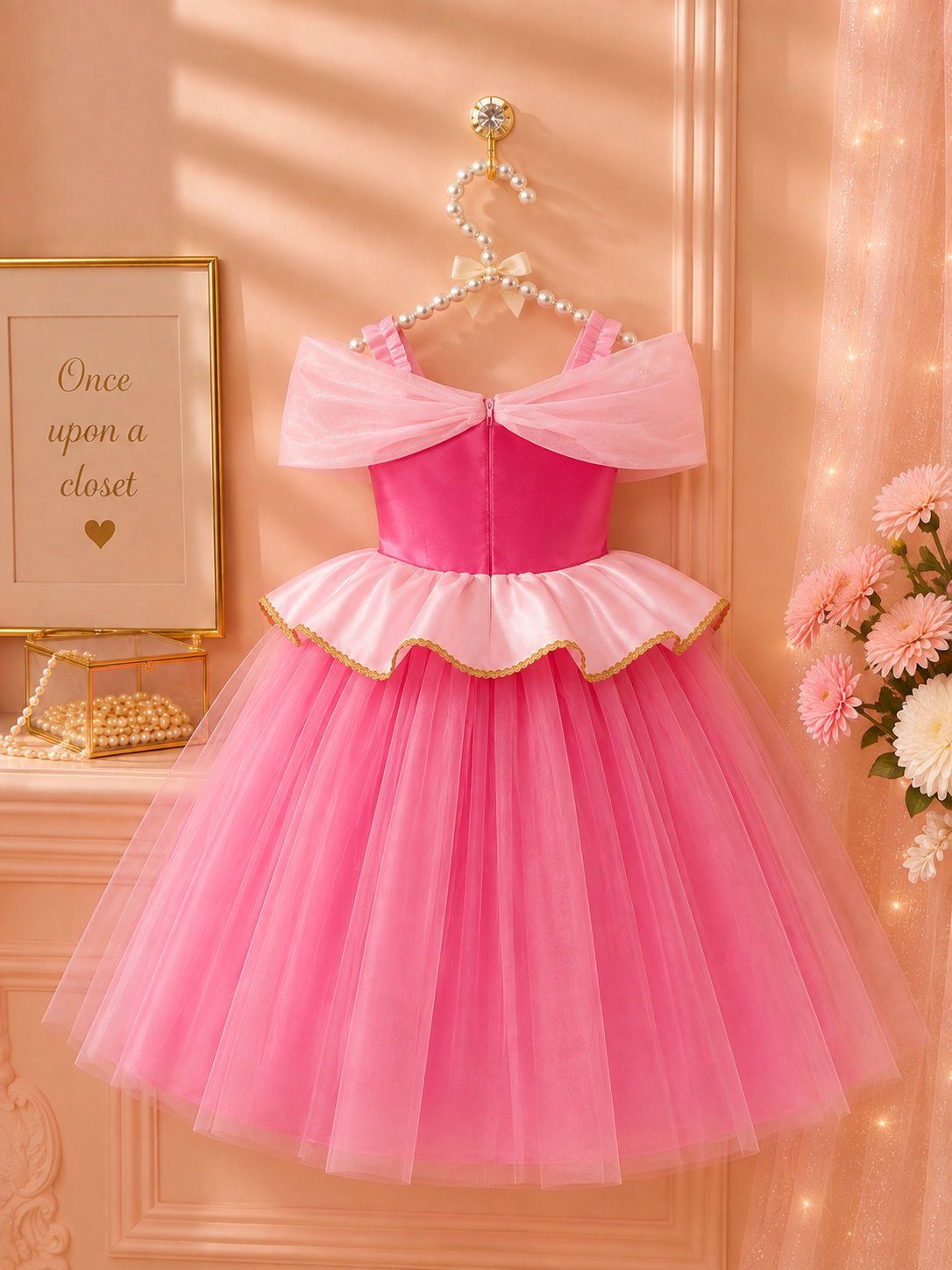 Blush Princess Aurora Inspired Princess Dress