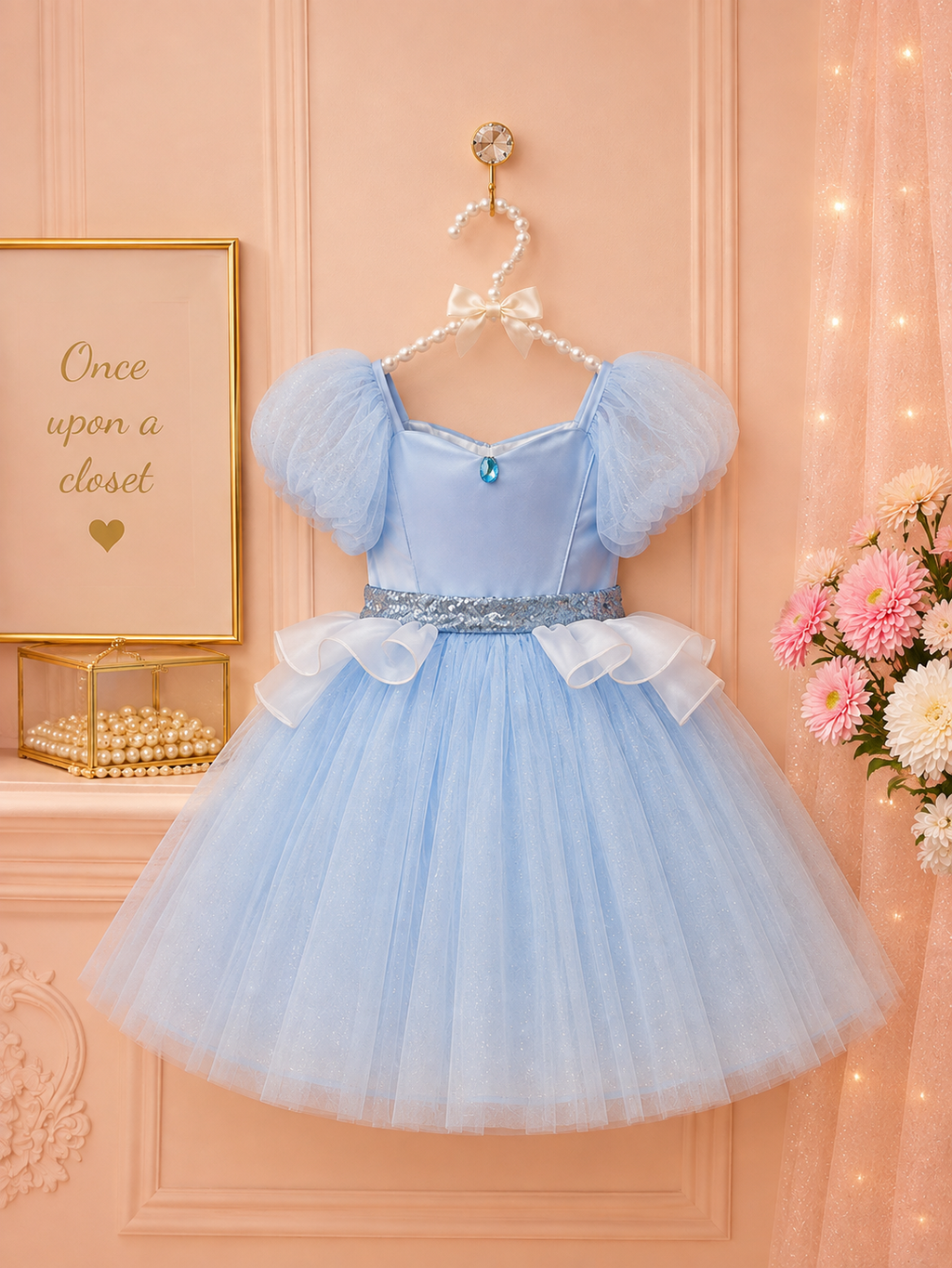 Baby Cinderella Inspired Princess Dress