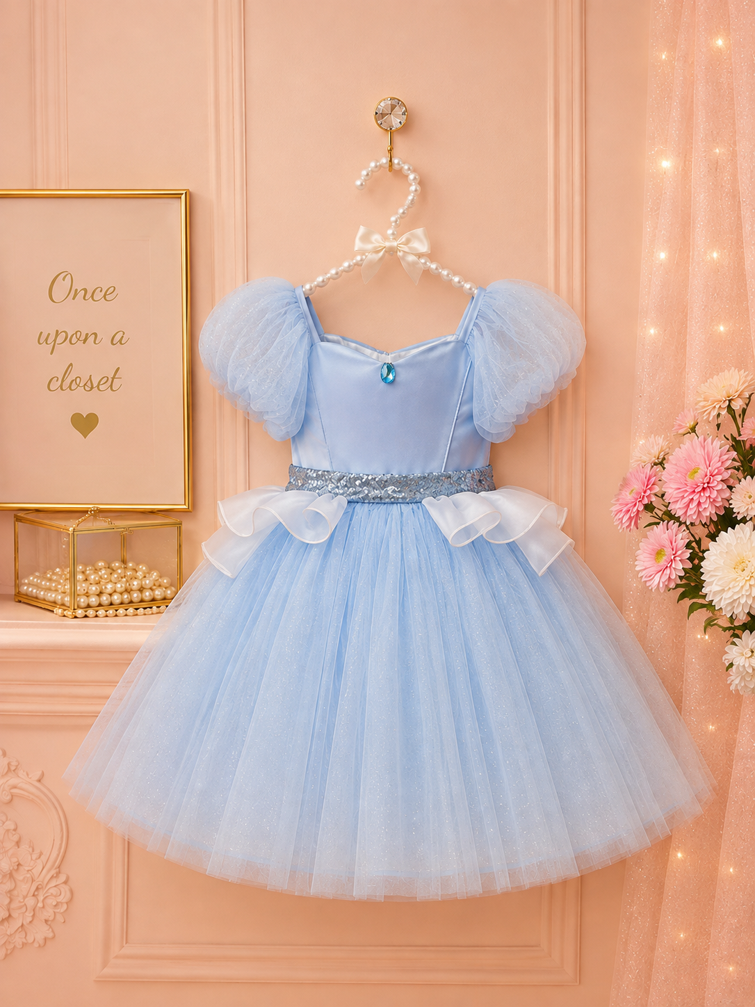Baby Cinderella Inspired Princess Dress